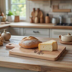 Maple Charcuterie Board Thick, Durable, Food‑Safe, Artisan Made in USA